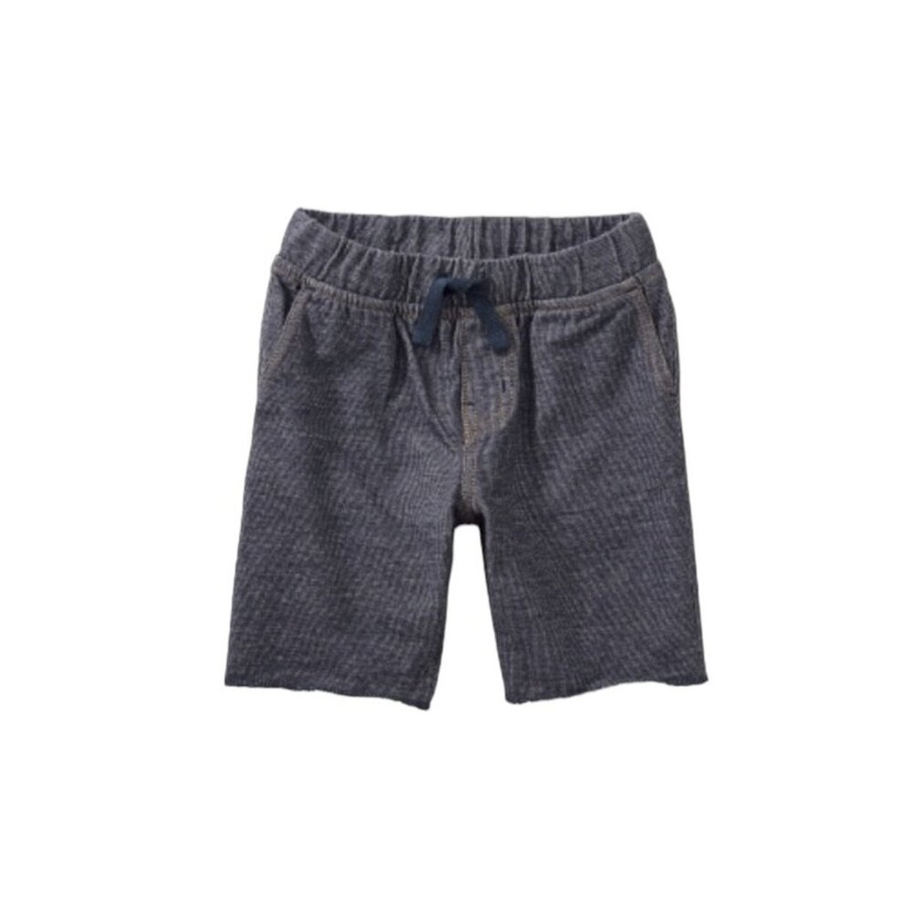 NWT Tea Collection Denim Like Baby Shorts Indigo 6-9 Months